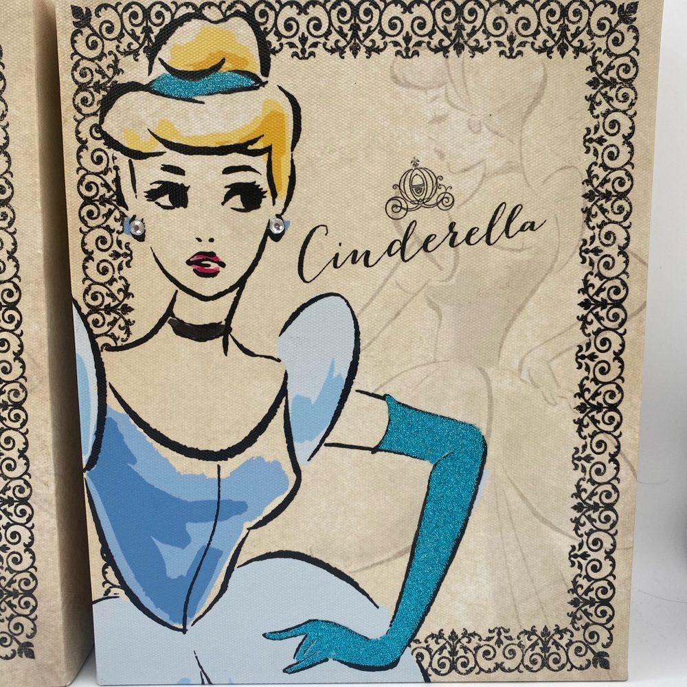 Disney Princess Canvas Prints- set of 6 - Picture 12 of 13